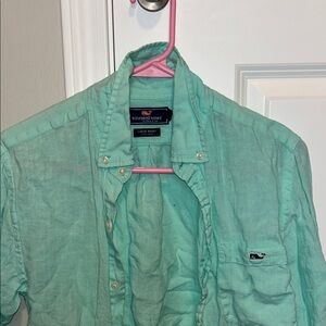 Vineyard Vines Men's Mint Green Casual Shirt
